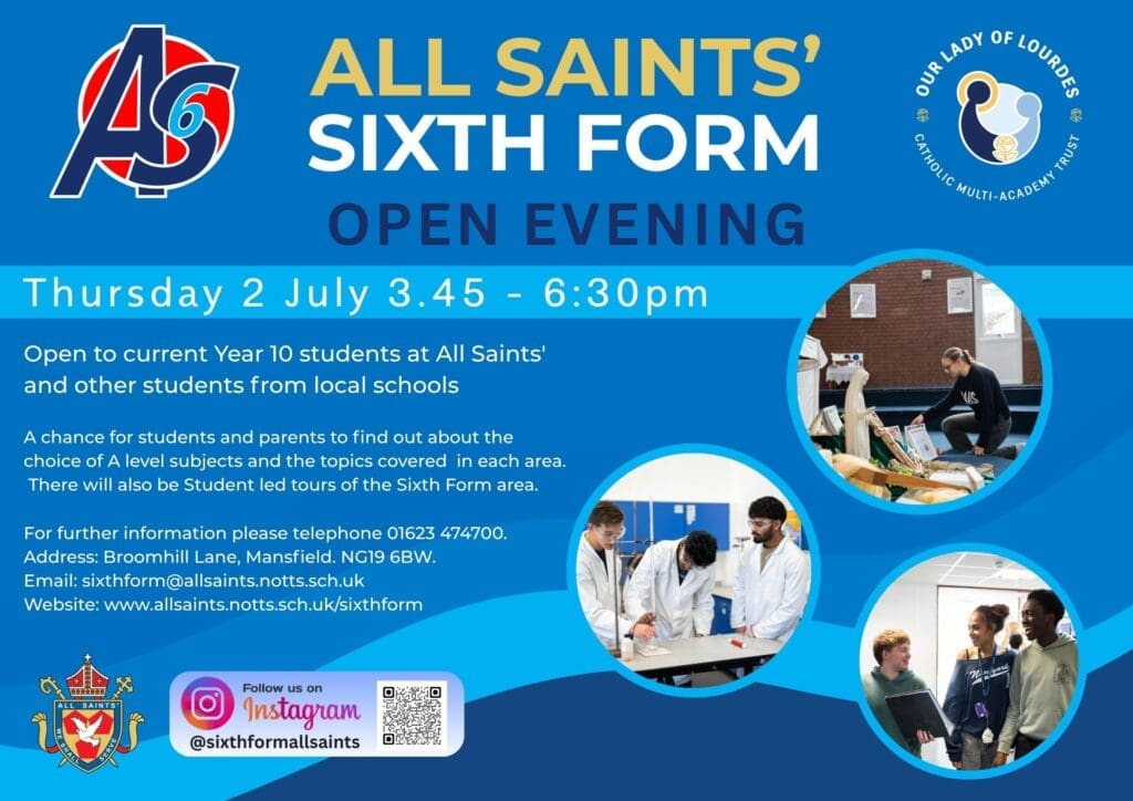 AS6 Open Evening Poster 2026